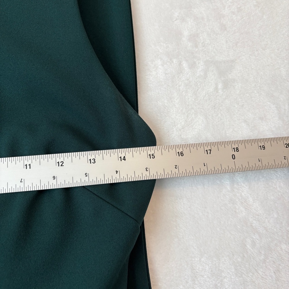 BHLDN green London Crepe Dress 4 - Picture 4 of 15